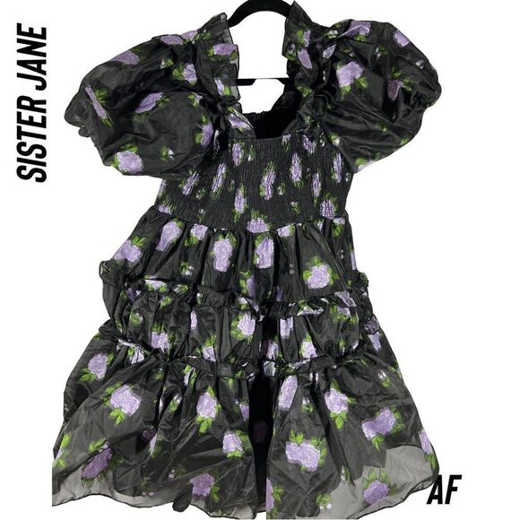 Sister Jane Dream Parlour Floral Mini Dress NWT SIZE MEDIUM - Picture 10 of 10